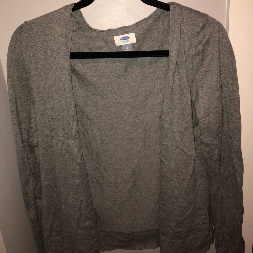 Grey cardigan